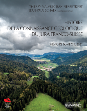 Couverture livre géologie Jura