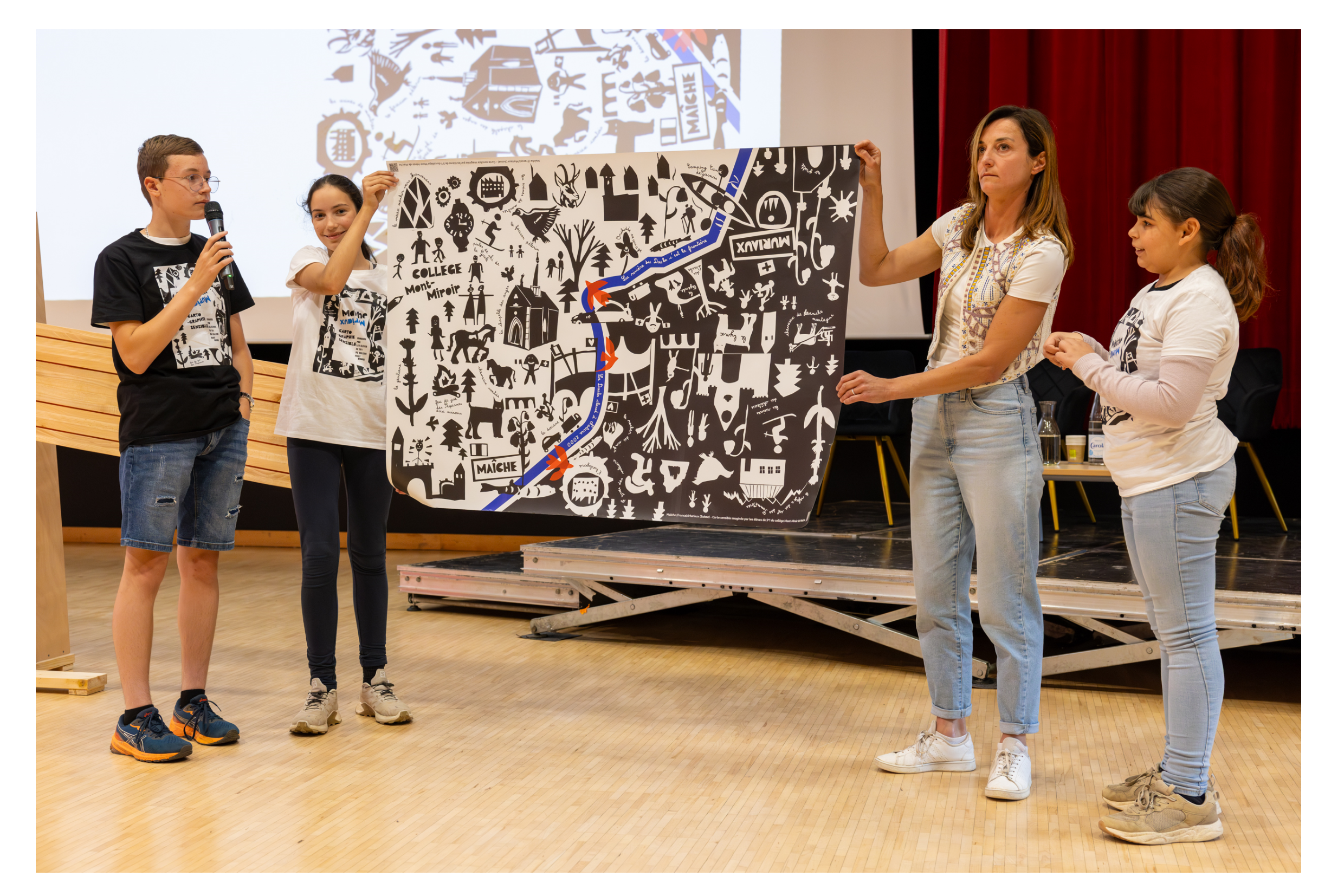 Carte collège Maîche concours 40 ans