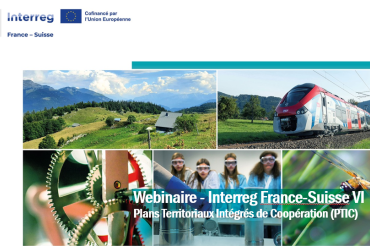 webinaire de présentation de la priorité V du programme Interreg France-Suisse
