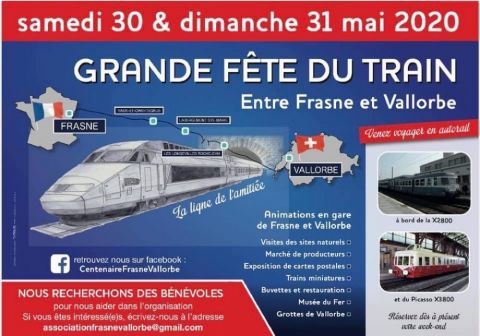 Affiche fête du train 2020