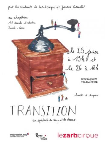 Affiche spectacle transition 