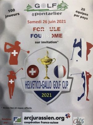 Helvetico gallo golf cup