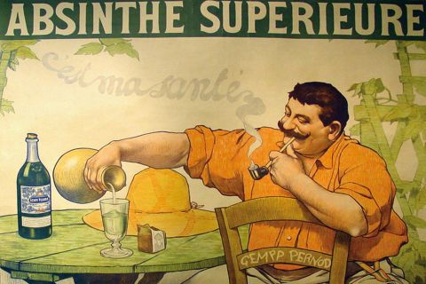 Affiche de l'absinthe Pernot, Pontarlier