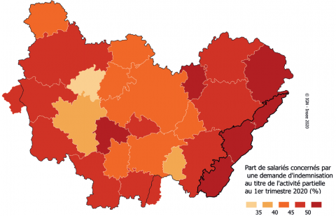 L&apos;Arc jurassien français est particulièrement touché par l&apos;activité partielle en Bourgogne-Franche-Comté