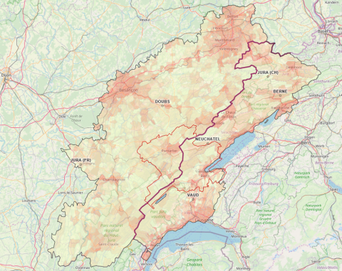 Atlas cartographique de l&apos;Arc jurassien